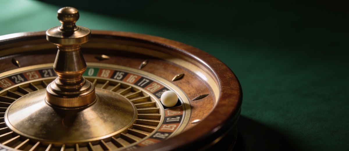 Live dealer roulette table