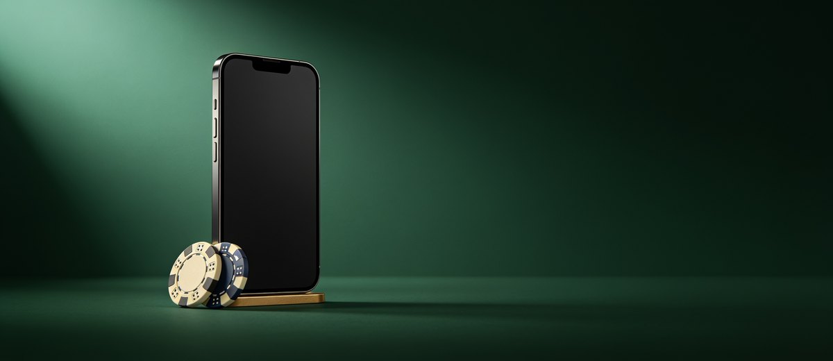 Casino slot game on a mobile phone