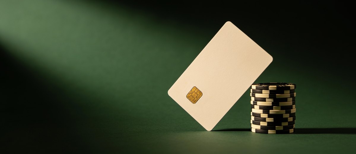 Card and bank payments at a UK casino