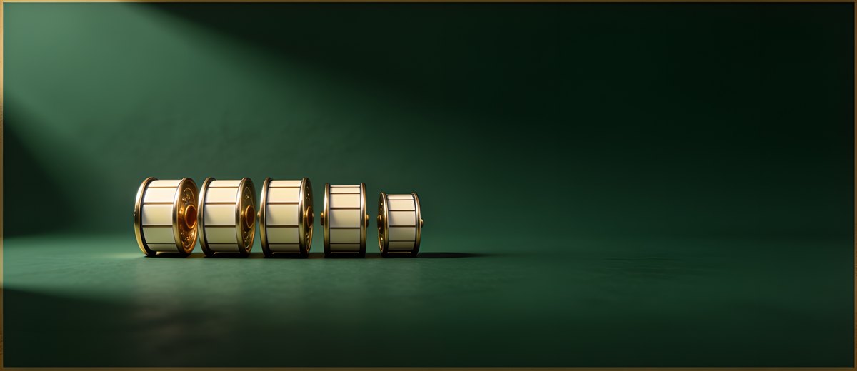 Slot reels from different casino game studios